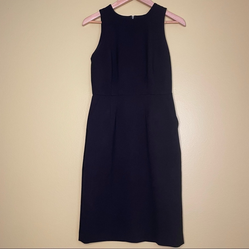 Ann Taylor Loft Career Wear Black Dress